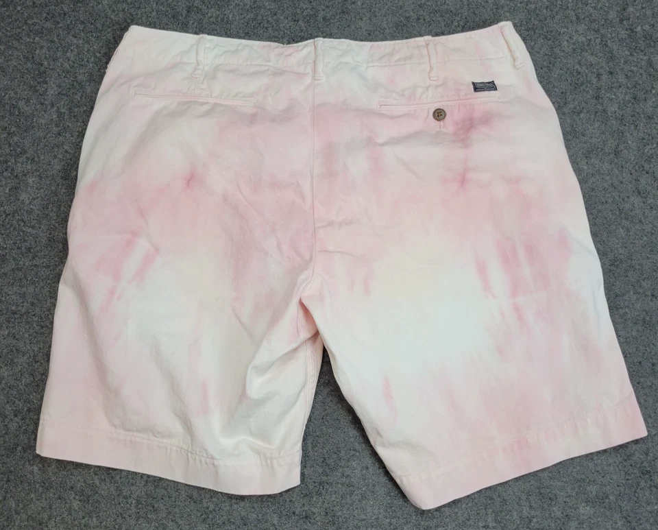 Ralph Lauren Shorts Mens 38 Pink Tie Dye Y2K Preppy Grunge Streetwear Summer - Image 2 of 4