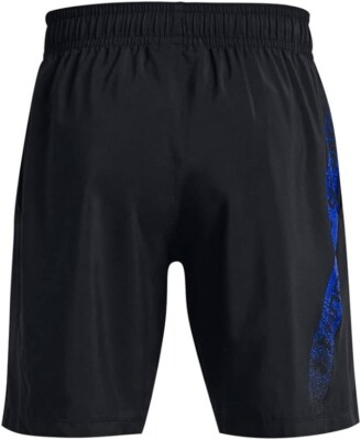 NEW MENS UNDER ARMOUR UA WOVEN GRAPHIC SHORTS Medium Black/Versa Blue