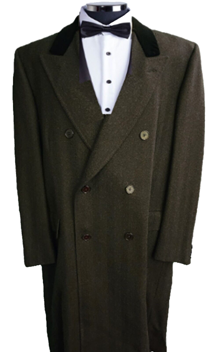 Turnbull Asser Double Breasted Formal Top Coat 100% Wool