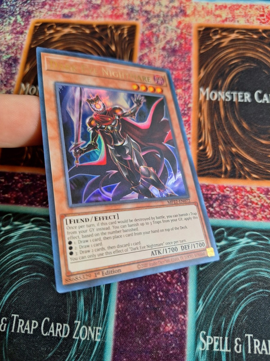 Yu-Gi-Oh! Dark Eye Nightmare MP22-EN072 Ultra Rare 1st Edition