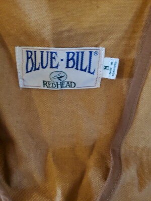 Vintage Blue Bill Red Head Hunting Vest Medium | eBay