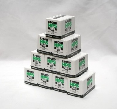 Ilford HP5+ 36 Exposures ISO 400 B&W Print Film - 10-Pack