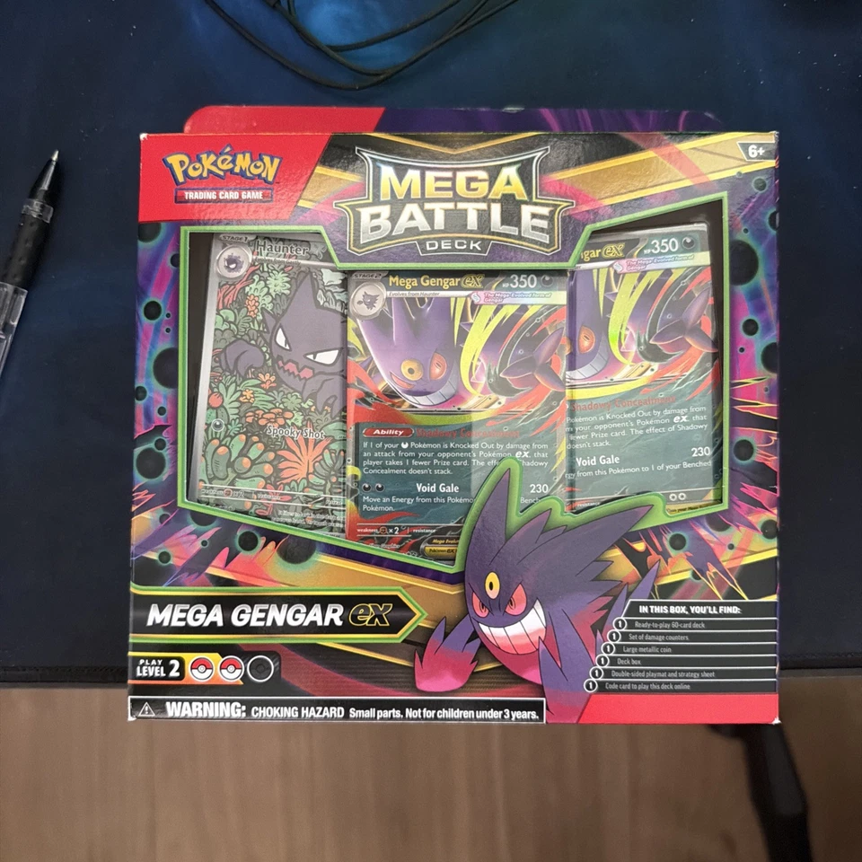Pokemon TCG Mega Battle Deck Mega Gengar ex PROMO Factory Sealed Haunter promo 1 - Image 1 of 2