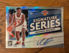 2020-21 Panini Donruss Optic Immanuel Quickley Signature Series RC Auto !!!