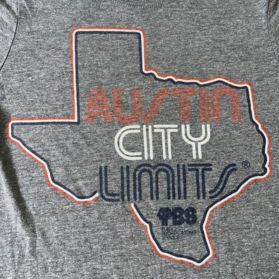 Women s ACL Austin City Limits Texas State Outline Shirt Women s Small Gray New