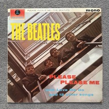 THE BEATLES : Please Please Me : uk Parlophone 4th Mono Vinyl LP 1963
