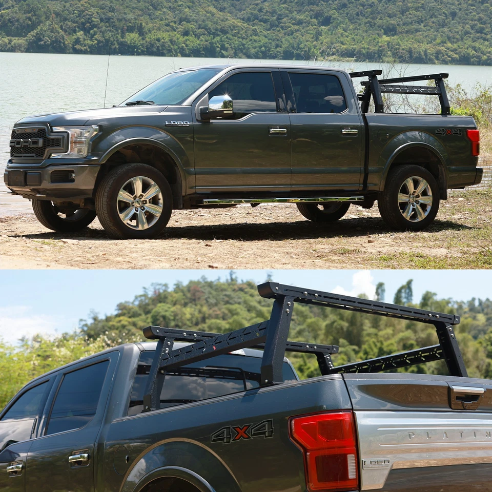 FIT Tacoma/Ford/Tundra/Gladiator/Dodge/Chevy/Nissan Adjustable Bed Rack Overland - Image 2 of 4
