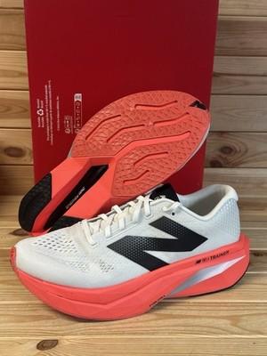 Size 13 New Balance FuelCell SuperComp Trainer v3 Shoes Urgent Red Sea Salt NEW