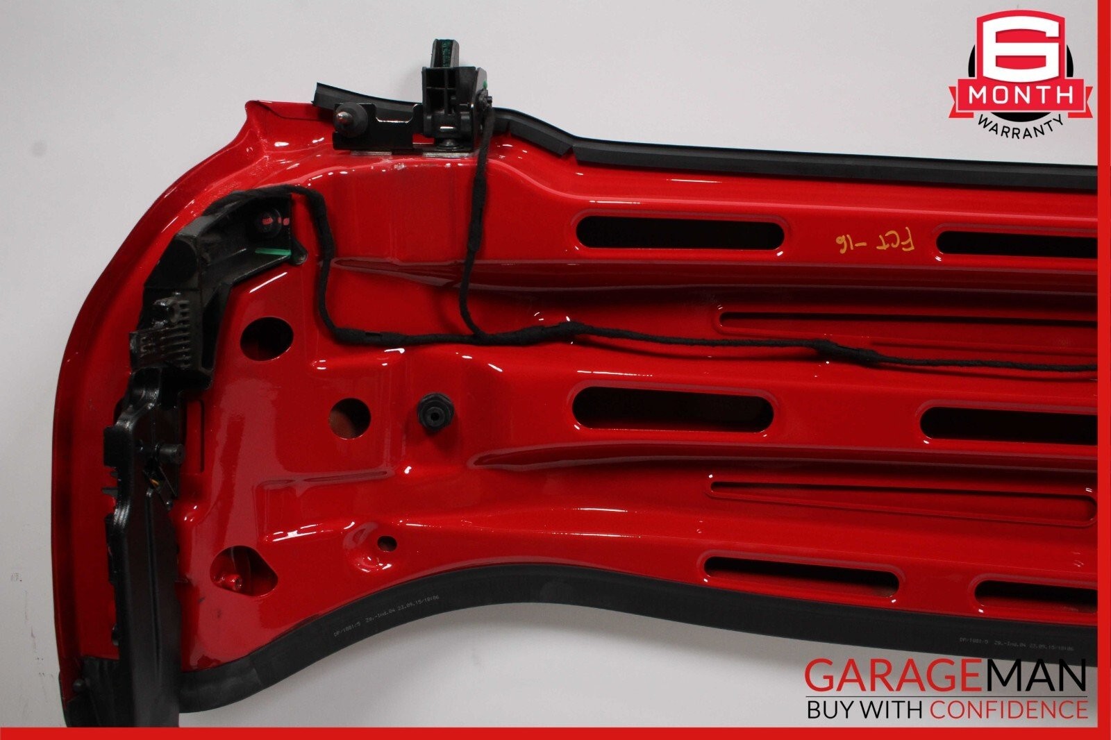 15-18 Ferrari California T Rear Tonneau Cover Convertible Roof Panel Red OEM 3k
