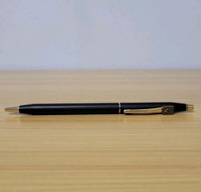 Cross Classic Century Ballpoint Twist-Action Pen Black Logo Emblem