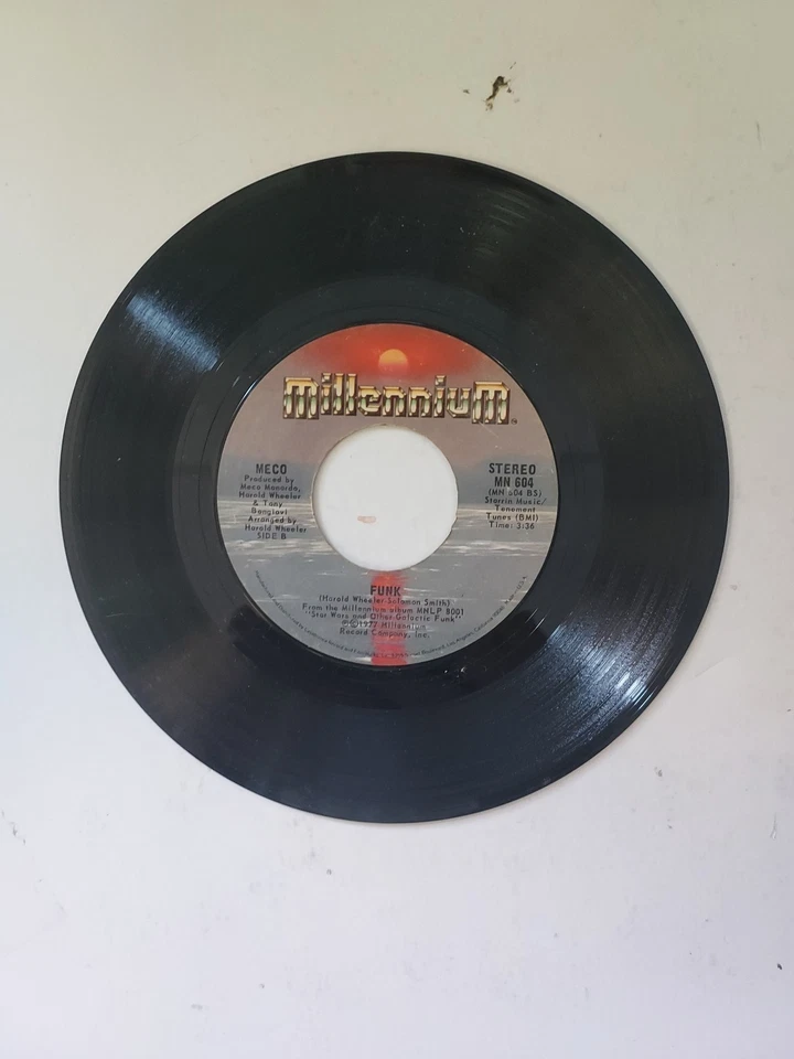 45 RPM Vinyl Record Meco Star Wars Theme/Cantina Band VG - Image 3 of 4