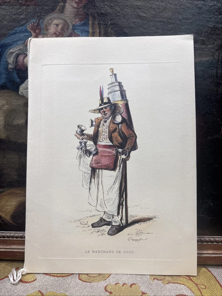 Ancien Menu Le Concorde Avion Air France Authentique Le Marchand De Coco - Photo 1/1