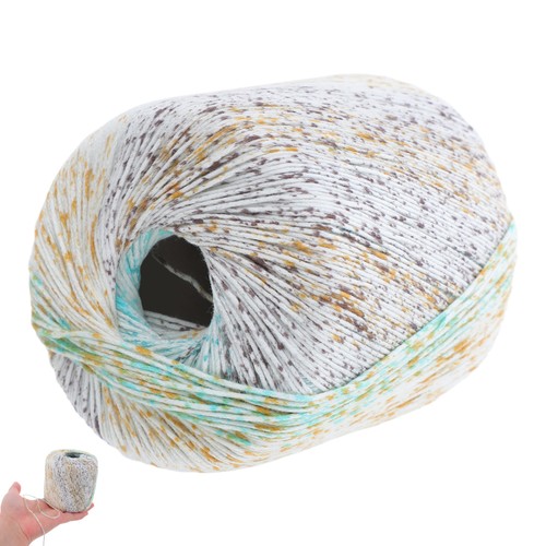 Handmade Woven Cotton Thread Crochet Yarn for Beginners Supplies
