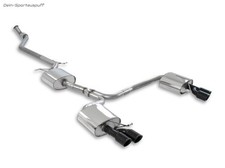 Milltek Duplex Komplettanlage Audi A5 B8 Sportback 2.0 + quattro je 2x80 schwarz