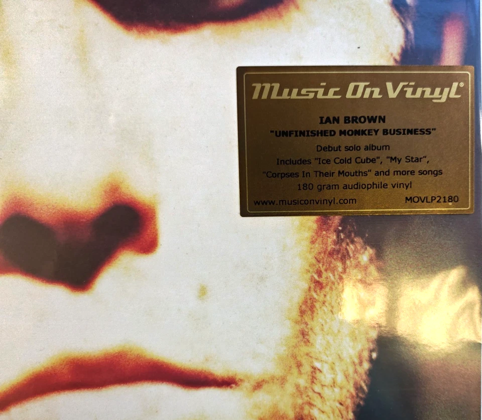 Ian Brown Unfinished Monkey Business LP Album vinyl record 180g reissue 2019 - Image 2 of 4