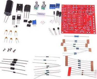 0-30V 2mA-3A Einstellbares DC Netzteil Geregeltes Modul DIY Kit mit Strom und