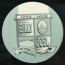 Vintage 1993 - 1995 Billy Joel Concert Backstage Pass