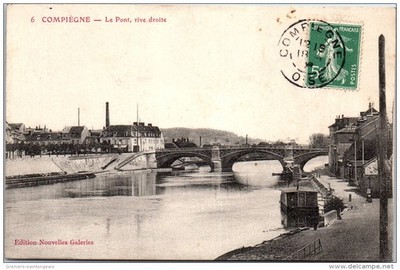 60 COMPIEGNE - the bridge, right bank
