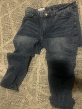 Gap Patched Skinny Jeans Size 34x32, Medium Wash