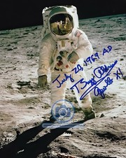 BUZZ ALDRIN LUNAR LANDING APOLLO 11 AUTOGRAPHED 8X10 PHOTOGRAPH REPRINT