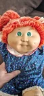 Vintage Cabbage Patch Kid Doll 1982 Red Hair Green Eyes Dimples, Appalachian Art
