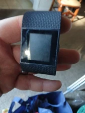 Fitbit Surge Wristband Activity Tracker, Large - Black. No Charger Used.