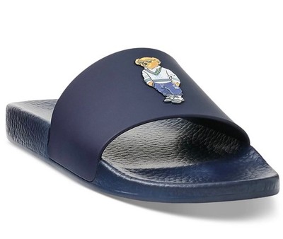 Polo by Ralph Lauren Navy Blue Slide Sandals s-l400.jpg main image 2