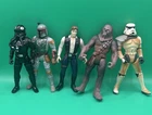 Kenner Star Wars Power of the Force TIE Pilot Boba Fett Han Solo Chewbacca ecg.