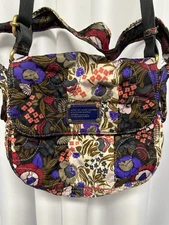 Marc By Marc Jacobs Standard Supply Purse Tote Crossbody Nylon Floral EUC