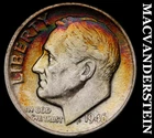 1946-D Roosevelt Dime- Silver Scarce Better Date Color No Reserve #i340