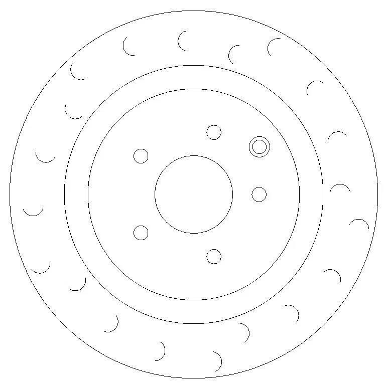 Rear Brake Discs to fit Nissan 350Z 322mm Brembo Fitment C Hook Grooved - Image 2 of 4