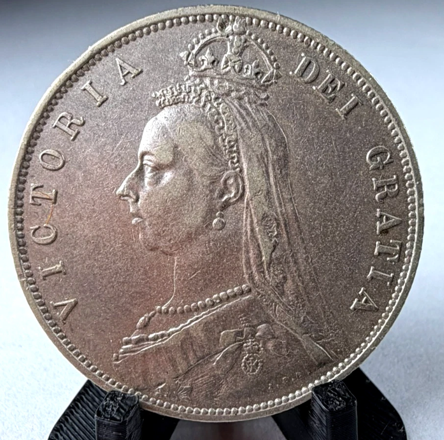 1889 年英国半克朗硬币| eBay