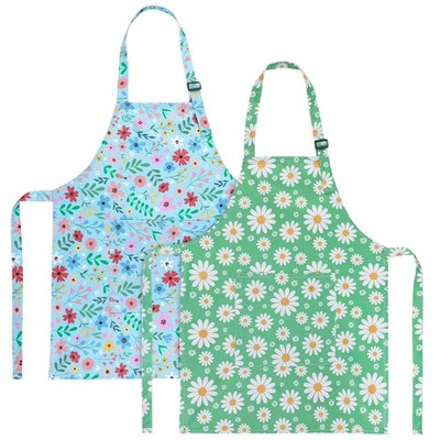 Kids Apron Waterproof Art Pockets Toddler Painting Artist Cooking 2 PCS