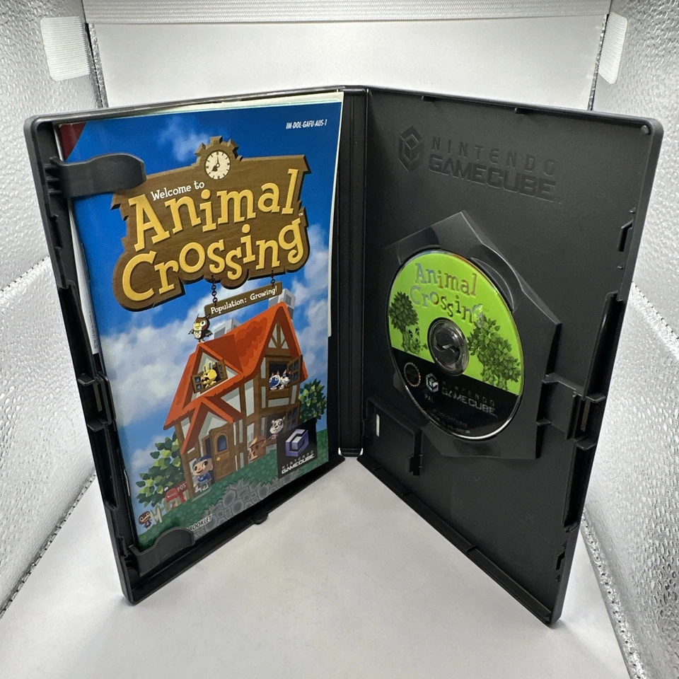 Animal Crossing • Nintendo GameCube Game + Manual (2001) PAL AUS • Tested! - Image 3 of 4