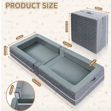 Portable Toddler Travel Bed - Foldable Toddler Floor Bed for Kids 54