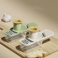 2Pcs Ginger Garlic Grater for Cooking Chopper Planer for Potato Veggie Onion