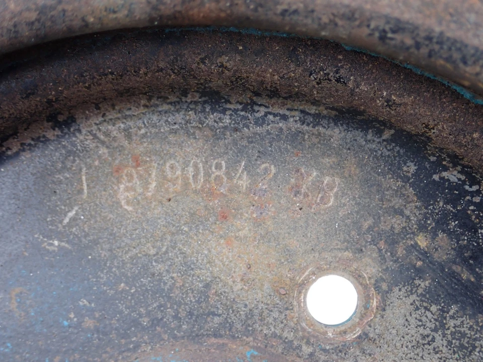 OEM GM 1970 Pontiac Crankshaft Pulley 9790842 400 455 V8 GTO Firebird Fullsize - Image 3 of 4