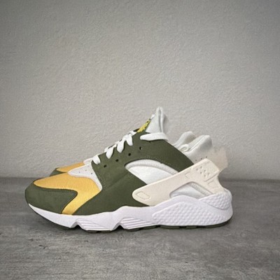 Size 10: Nike Stussy x Air Huarache LE 2021 Dark Olive Green Sneaker DD1381-300