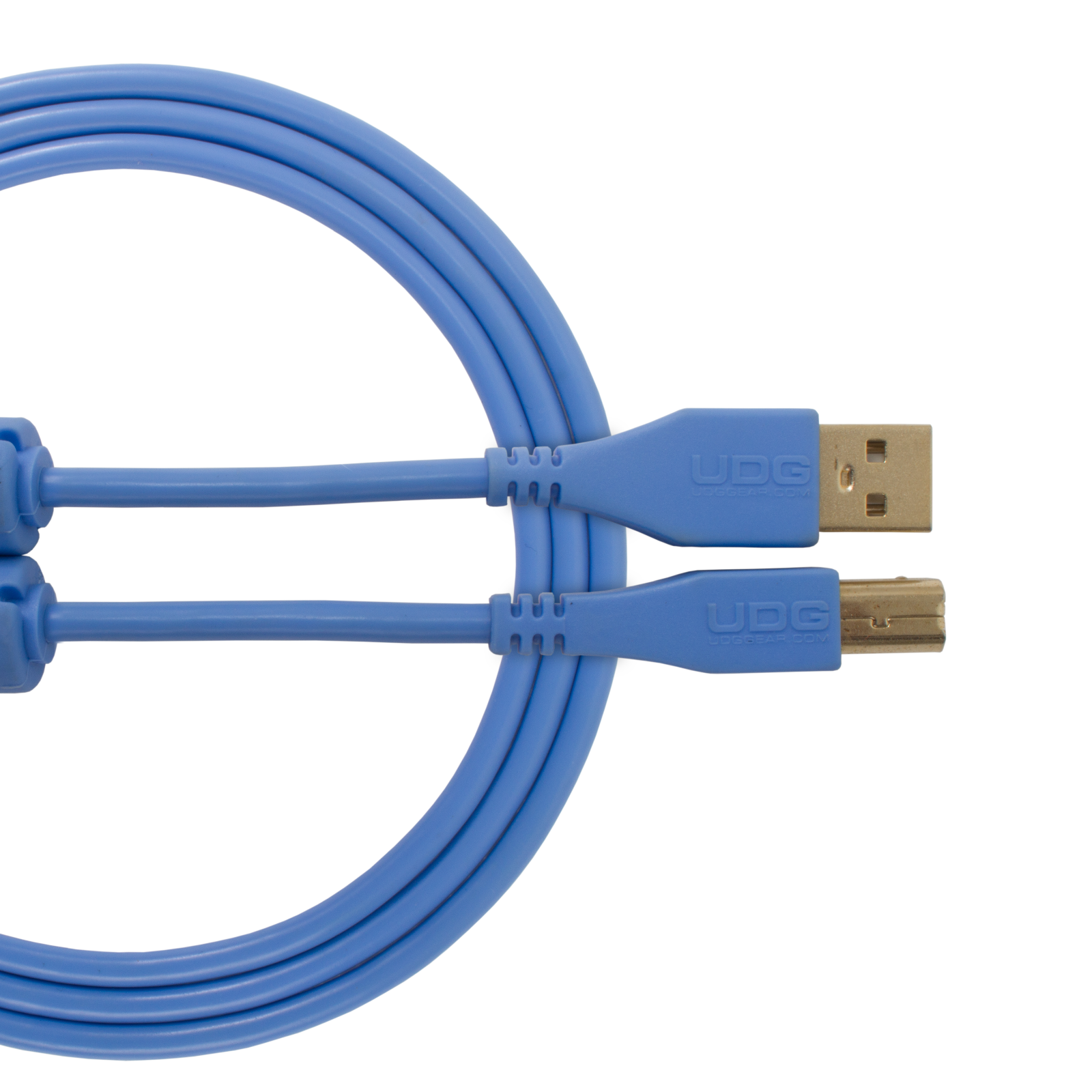 UDG U95001LB Cable USB 2.0 (A-B) - High-speed Audio Optimized 1M, Blue