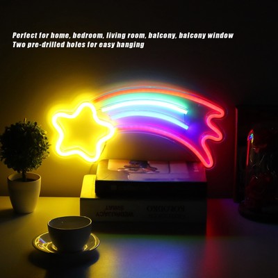 Meteor Neon Light Festival USB Neon Wandschilder Lichtkunst Für Heimdekoratio E