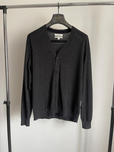 Men Autograph Sweater Grey Merino Wool 38 / M / 46