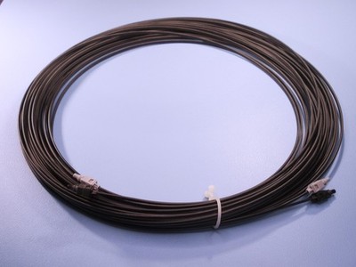 Lichtleiter Kabel OKD1000 Hirschmann m. Stecker OVKS 2.2 gr und OVKS 2.2 SW, 30m
