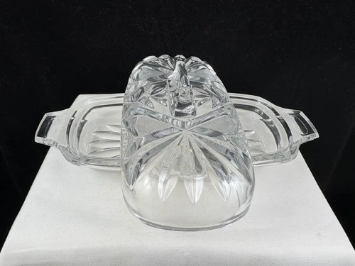 Vintage Anchor Hocking Butter Dish with Lid