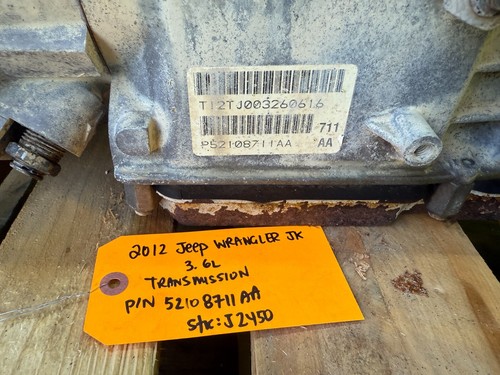 12 JEEP WRANGLER JK 3.6 AUTOMATIC TRANSMISSION 11-18 - Picture 9 of 9
