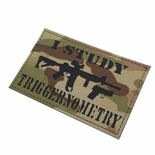 Distintivo di fissaggio anello gancio gancio IR I studio triggernometria riflettente divertente dire i patch - Foto 5 di 6