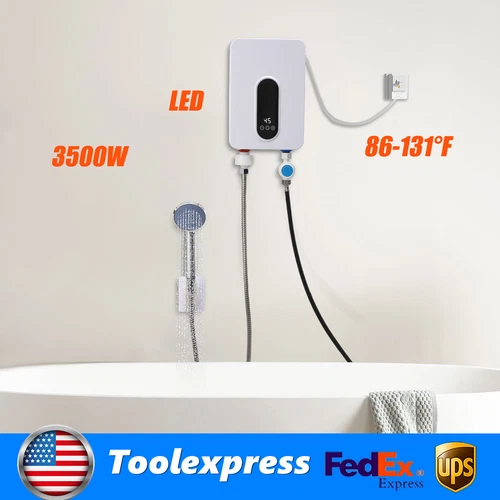 110V 3500W Electric Water Heater Instant Hot Water Heater Water Heater IPX4