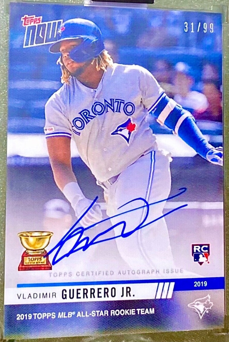 VLADIMIR GUERRERO JR 💎#d /99💥ROOKIE AUTOGRAPH💥2019 Topps