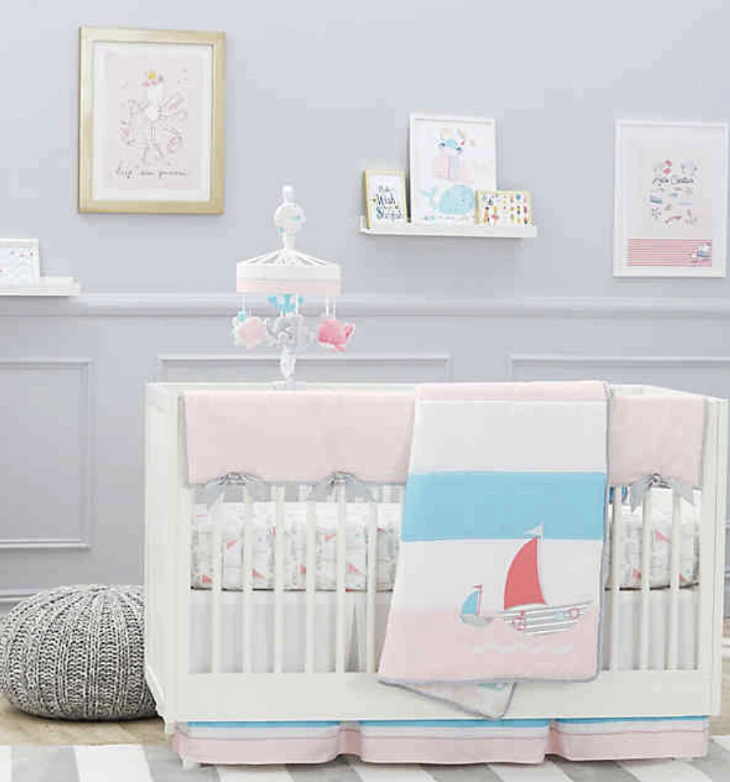 Just Born Sail Into Your Dreams 3-Pc Crib Bedding Set
Opens in a new window or tab