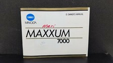 Minolta 7000 camera Owner's Operating Manual Instructions guidebook