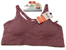 NWT Playtex Nursing Seamless Raceback Crop bra XL Wirefree SR 34